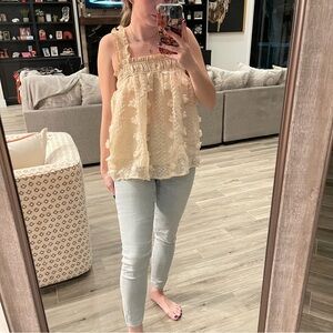 Entro Cream Lace Blouse